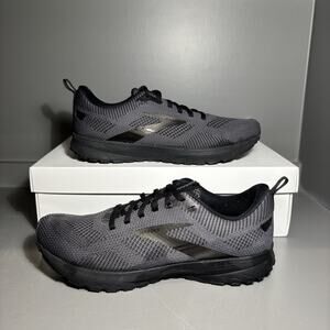 Brooks Revel 6 Running Shoes Black Grey Men’s Size 10 M